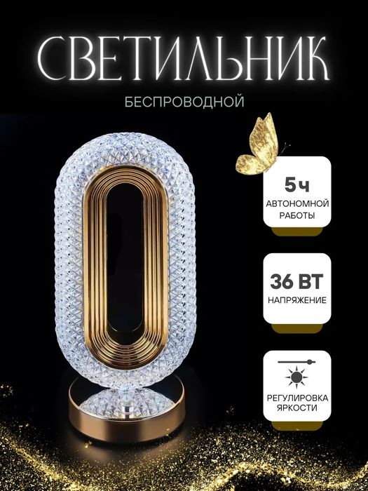 Светильник настольный прикроватный беспроводной