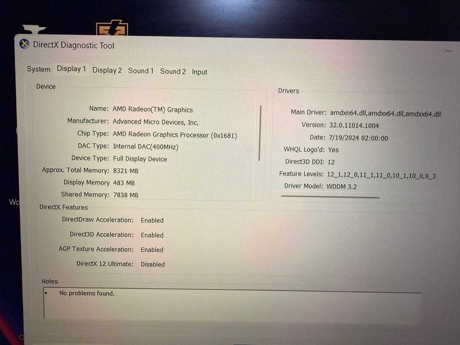 Laptop Acer Nitro V15  Ryzen 5 7535HS, RTX 4050, 16GB RAM, 512GB SSD