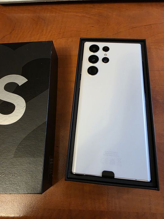 Samsung Galaxy S22 Ultra 512GB, 5G, Dual Sim, White, la pachet + bonus