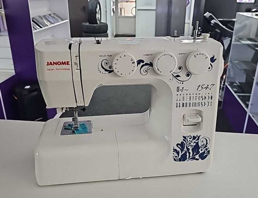 Janome 1547 — надёжная электромеханическая швейная машина для дома!