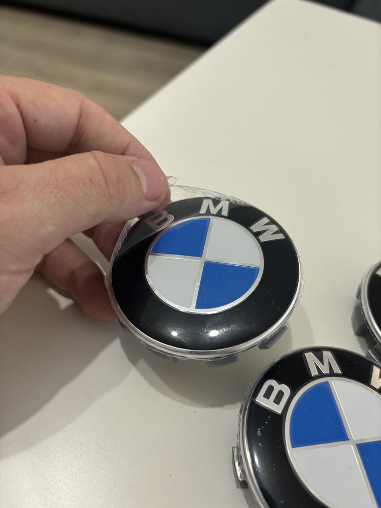 Capace jante aliaj BMW 68mm roti BMW  Sticker M