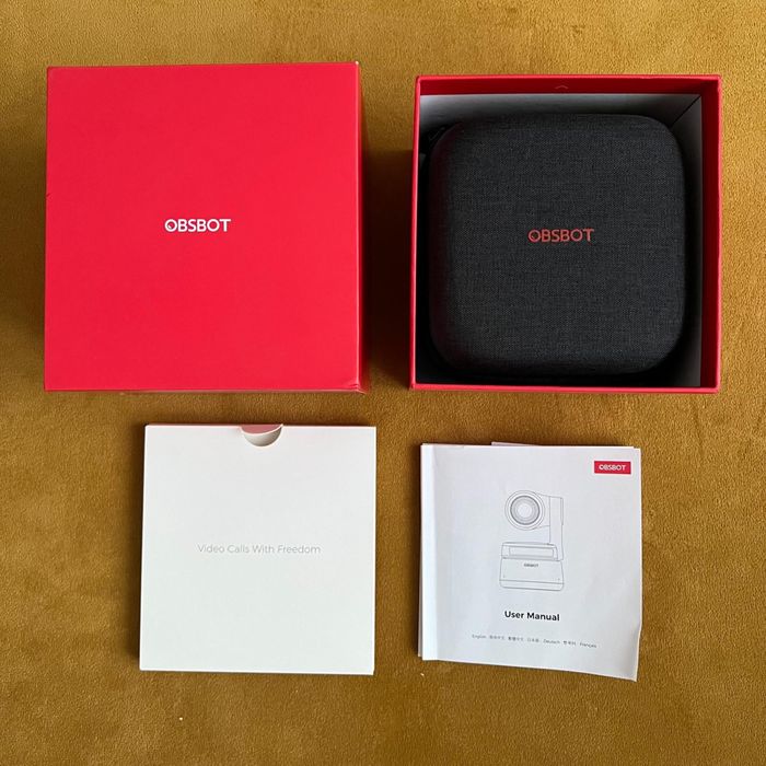 Webcam OBSBOT Tiny 4K AI - Auto-tracking 4K, ideal pentru streaming