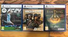 Jocuri PS5 (Elden Ring , Uncharted Legacy of Thieves Collection, FC24)