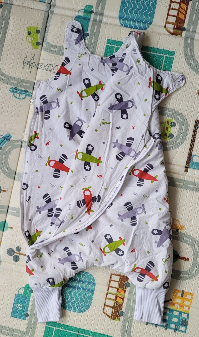 Sac dormit bebe/copil print avioane