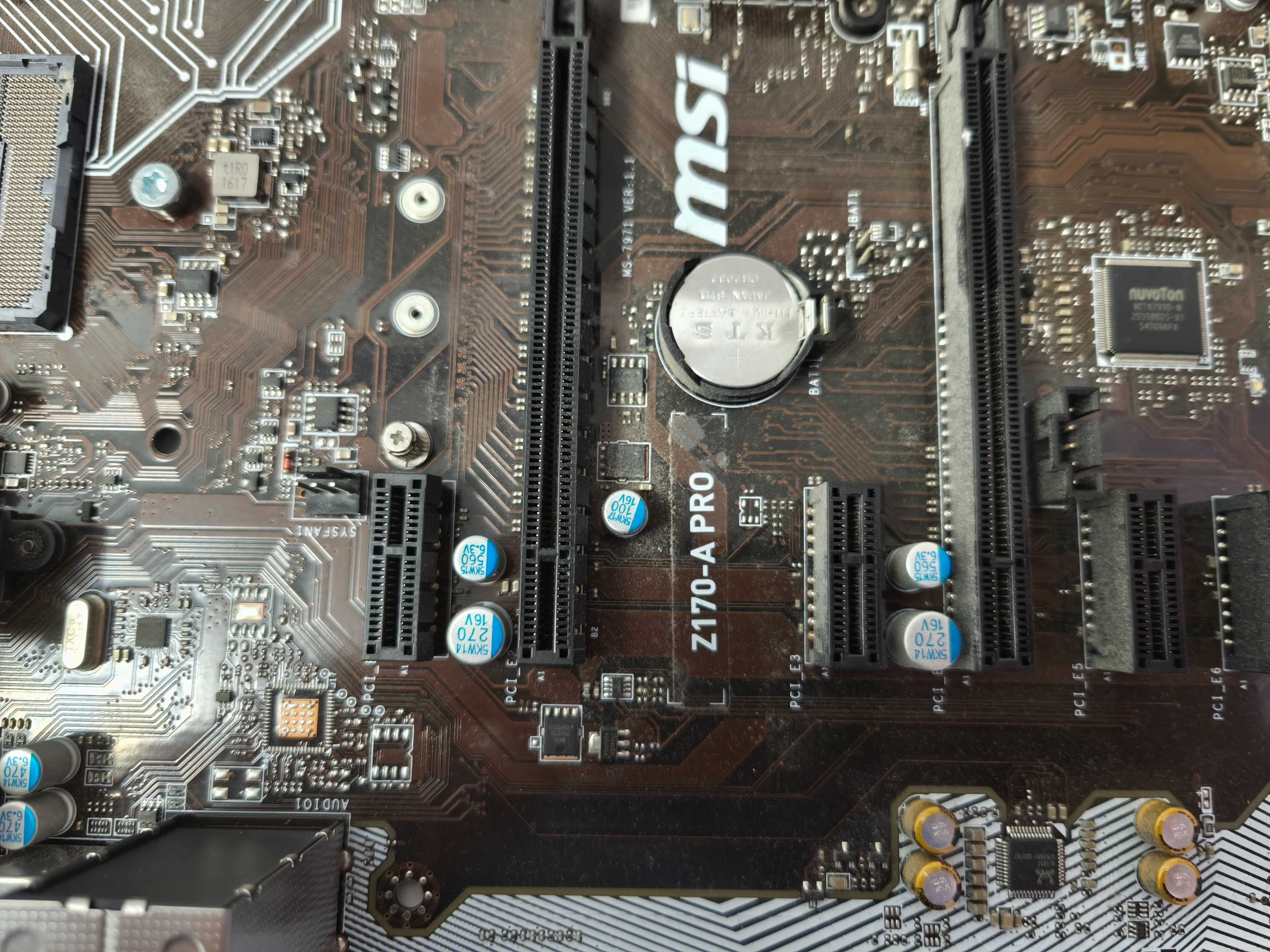 placa de baza msi z170 a pro soket 1151 cu defect