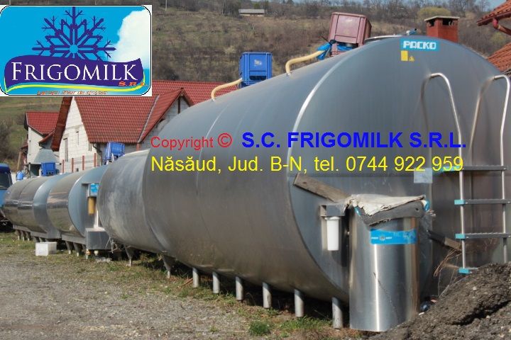Tanc lapte 3000 litri bazin inox rezervor bazin lapte utilaj LAPTE