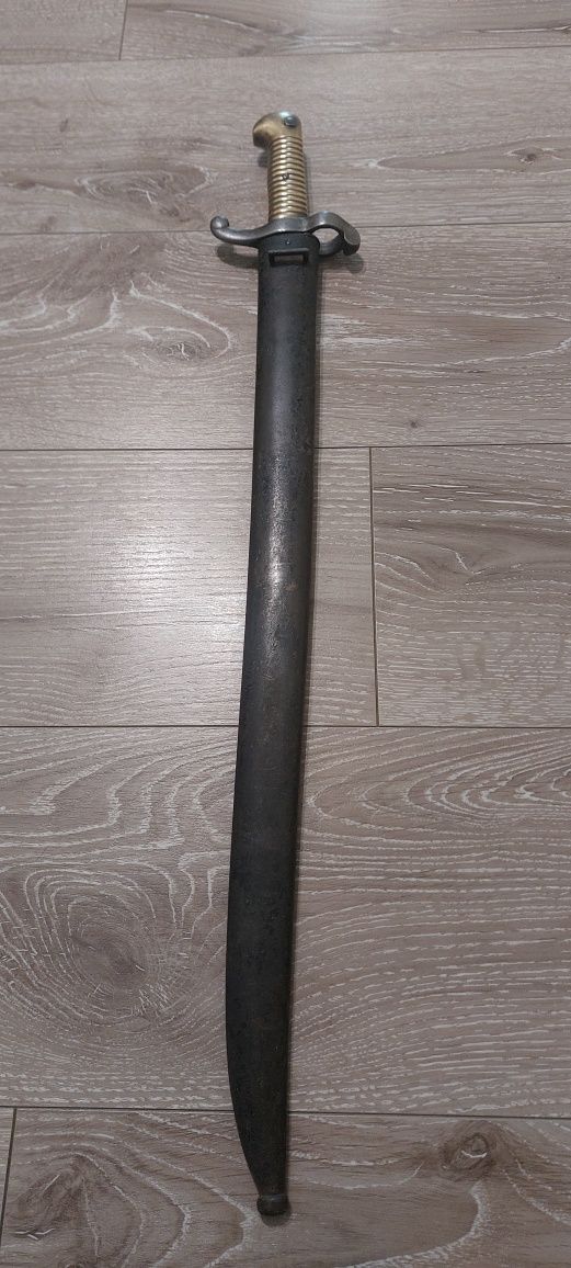 RARĂ - Baioneta Sabie Franța Chassepot  M1842 produsa in 1863