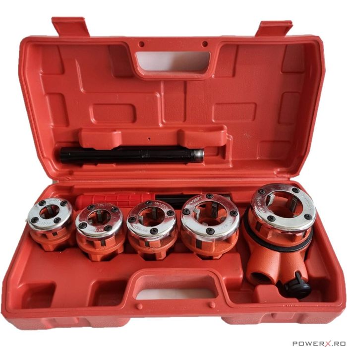 Trusa pentru filetat tevi, 7 piese, Onex