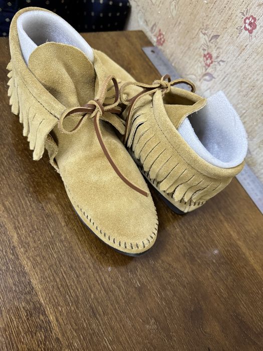 Мокасины unisex,высокие ,Minnetonka,натуральная замша
