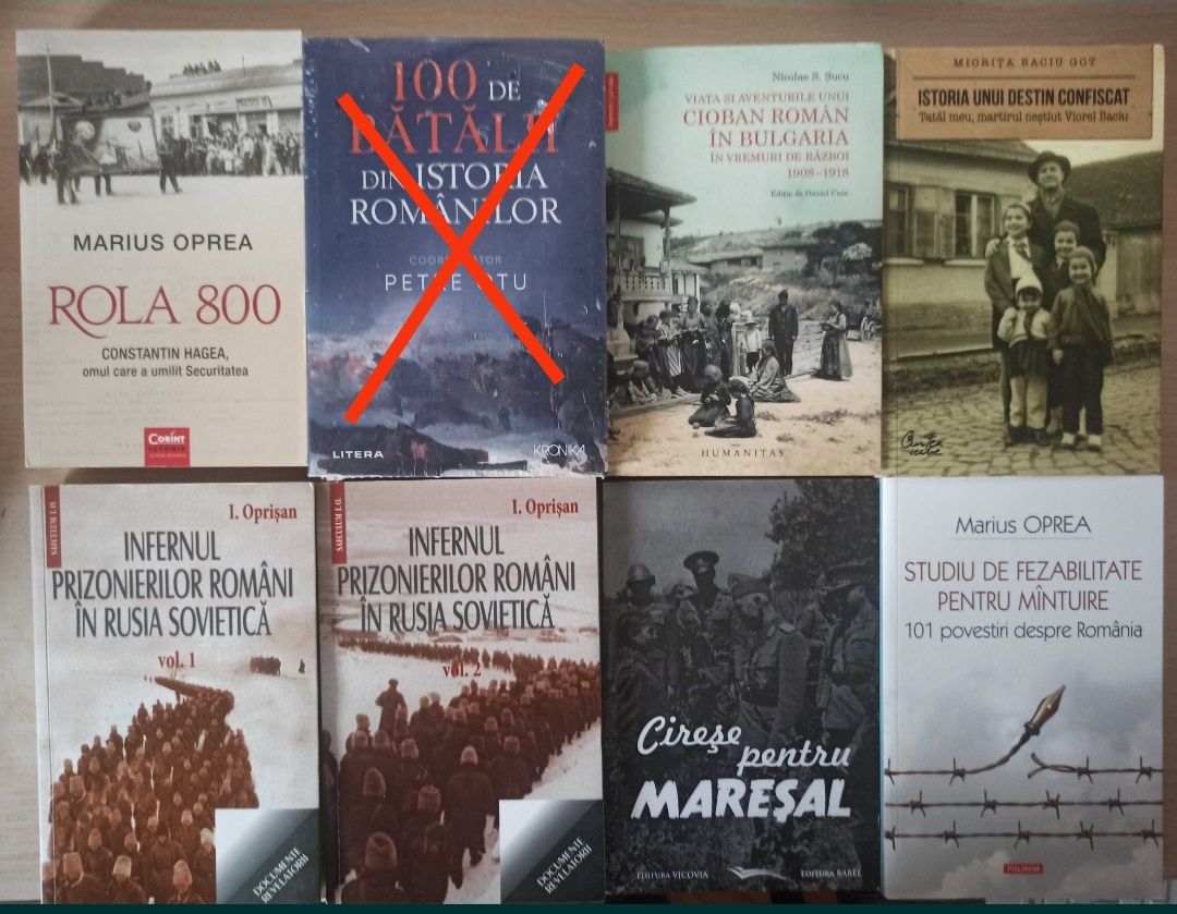 Carti de istorie despre istoria romanilor, comunism in Romania, razboi