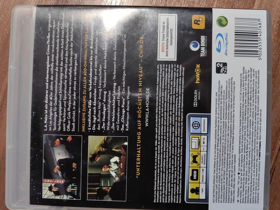 L. A. Noire  The Complete Edition  Playstation 3 sony