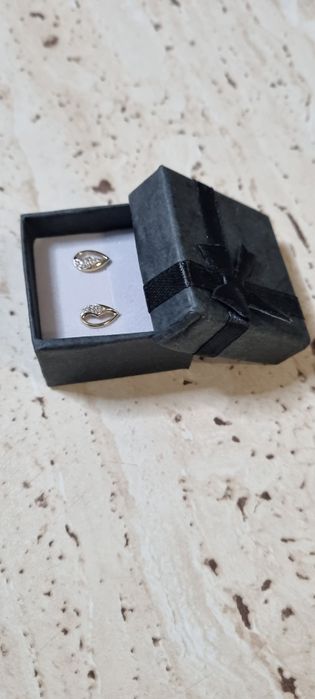 Cercei aur 14k cu diamante naturale