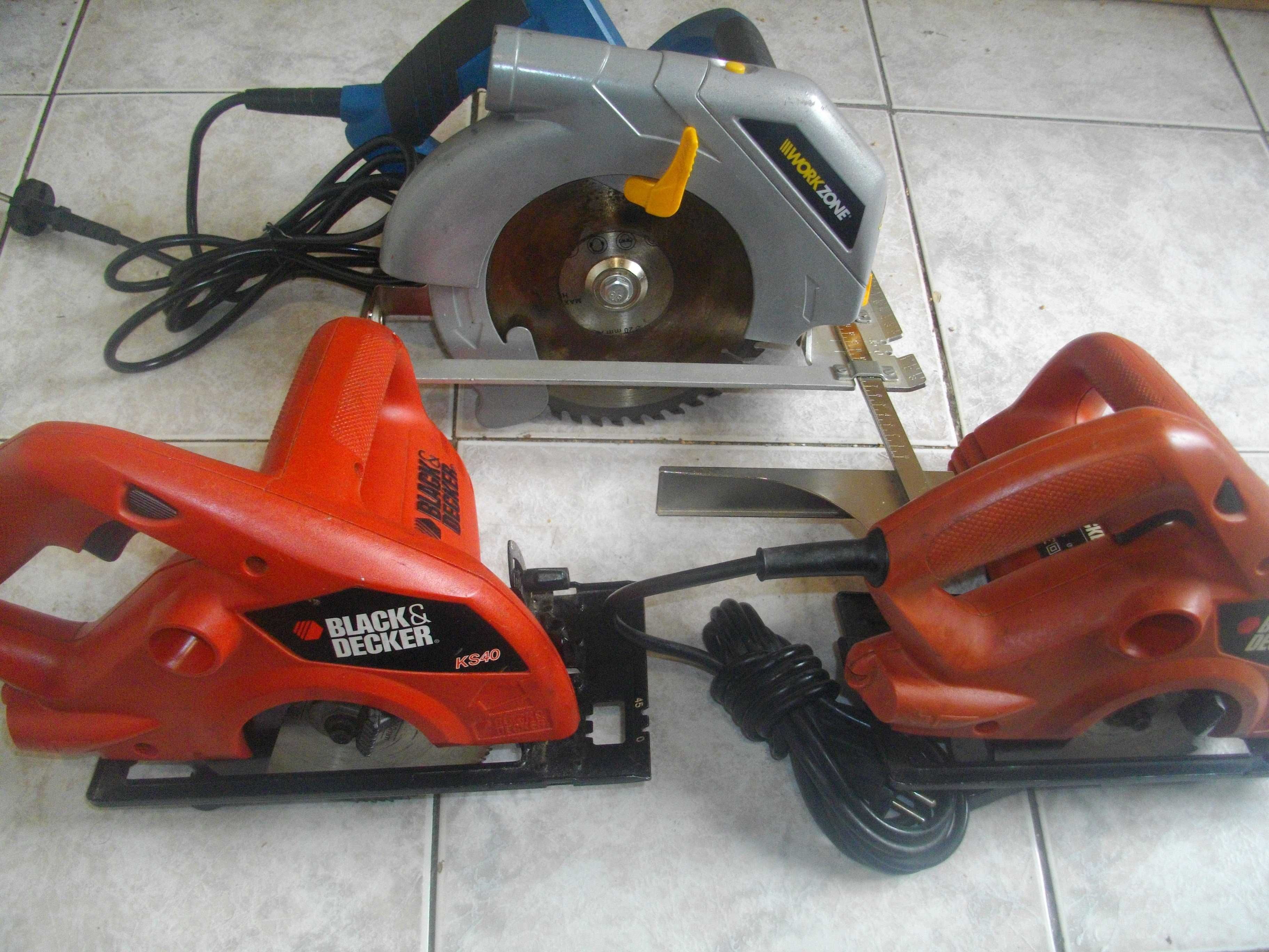 ЗА ЧАСТИ/ЗА РЕМОНТ-Black Decker/WORKZONE-710W/1500W-Ръчен Циркуляр