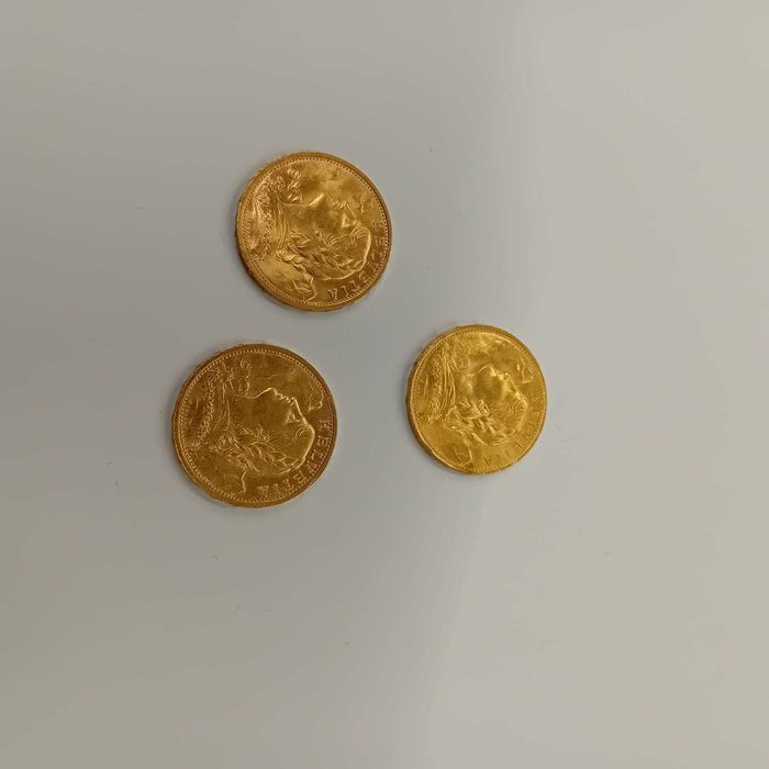 moneda 21.6k 20 franci (ag49 Esplanada b.6820) * 2 ani garantie