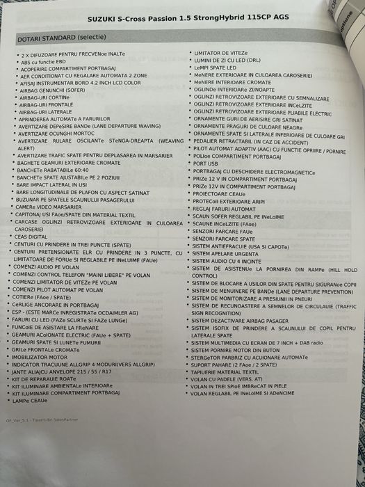 De vanzare Suzuki S-Cross Strong Hybrid 2024