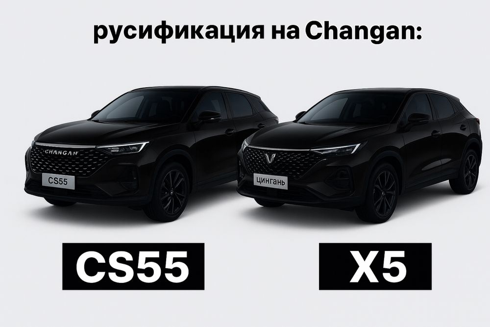 Русификация changan cs55/x5