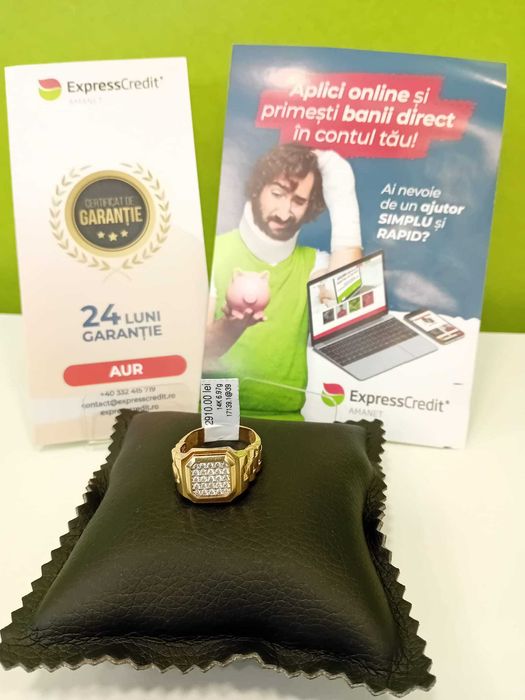 Inel Aur 14K 7g (Ag39/B.17139.1 Gara 2) Garantie 2 ani