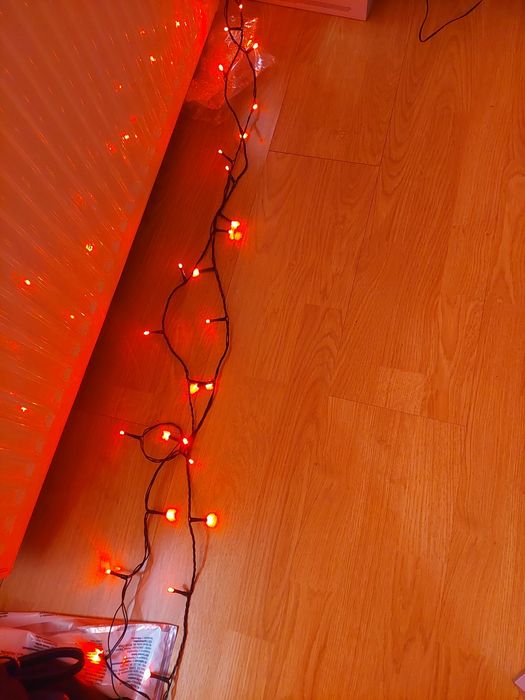 Instalatie luminite brad 240  led rosu