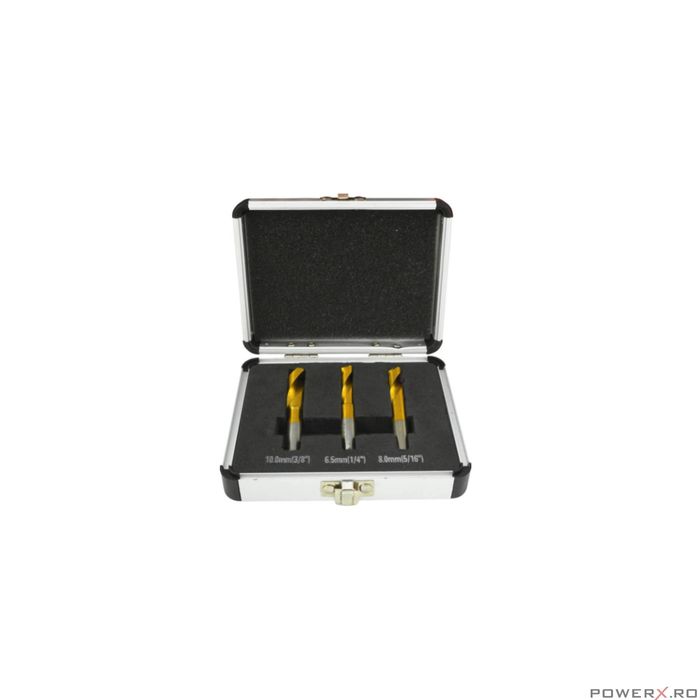 Set 3 burghie pentru puncte de sudura 6.5-8-10mm Verke