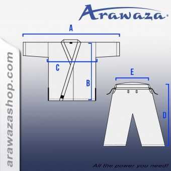 Кимоно за ката марка ARAWAZA Amber Evolution 140 cm
