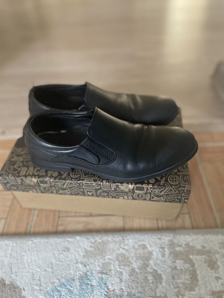 Туфли для мальчика кожаные обуви для школы