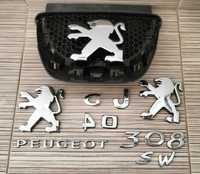 Embleme originale sigla grila bara fata, haion Peugeot 308 407 207 SW