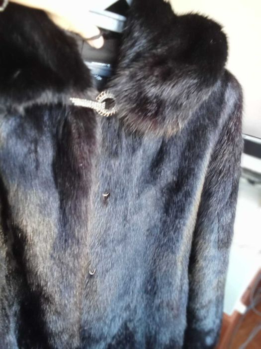 шуба норка 48-52 цельные шкурки идеальное состояние