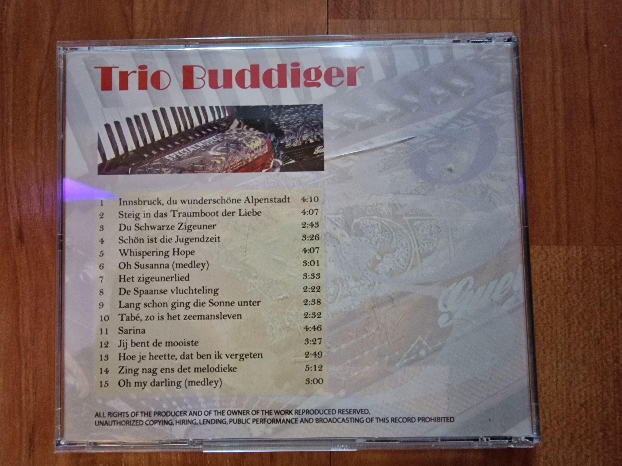 CD Muzica : Trio Buddiger - 3 keer (2005)