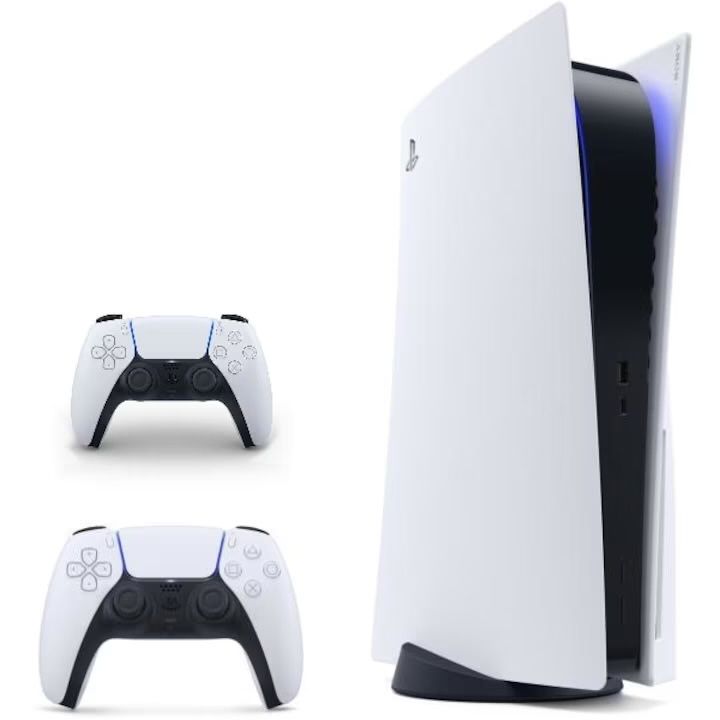 PlayStation 5 с 2 джойстика и GT7
