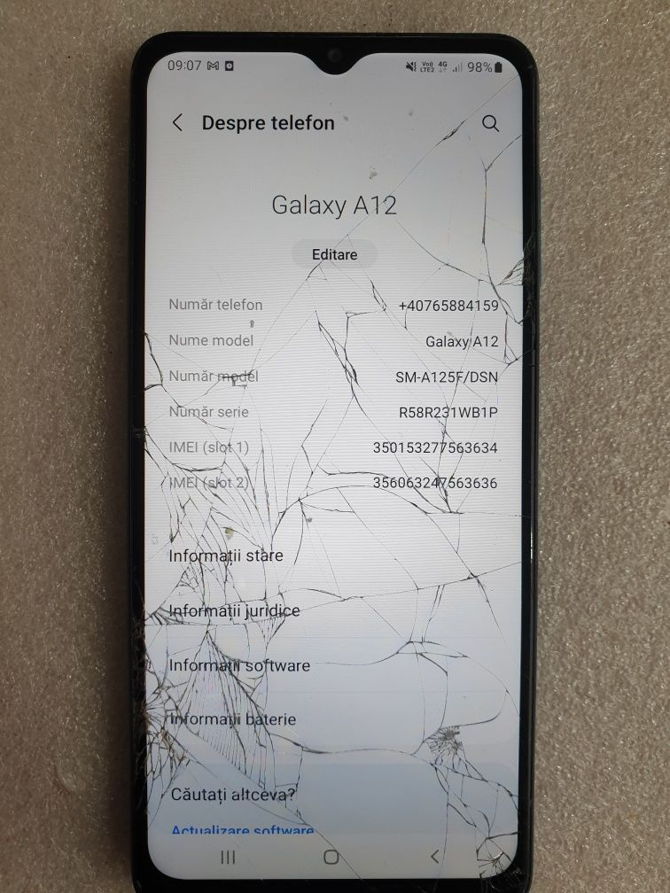 Display Samsung A12 Original