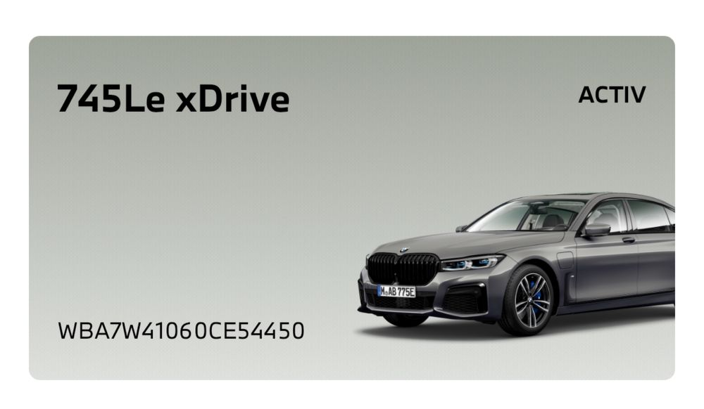 Bmw 745 Le X-Drive; Hibrid Plug-in;