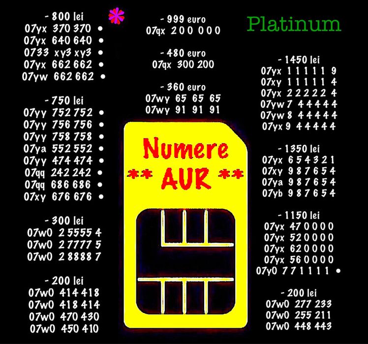 NumereAur*VipNumarGold