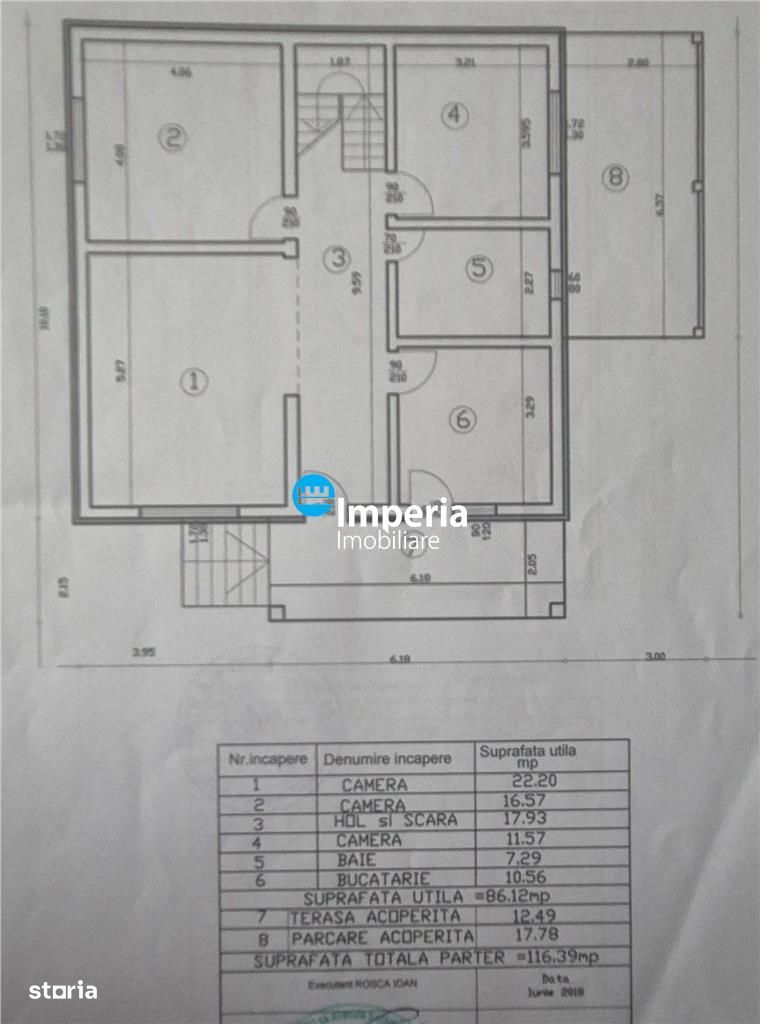 Casa individuala, intabulata, 193 mp Tomesti Iasi!