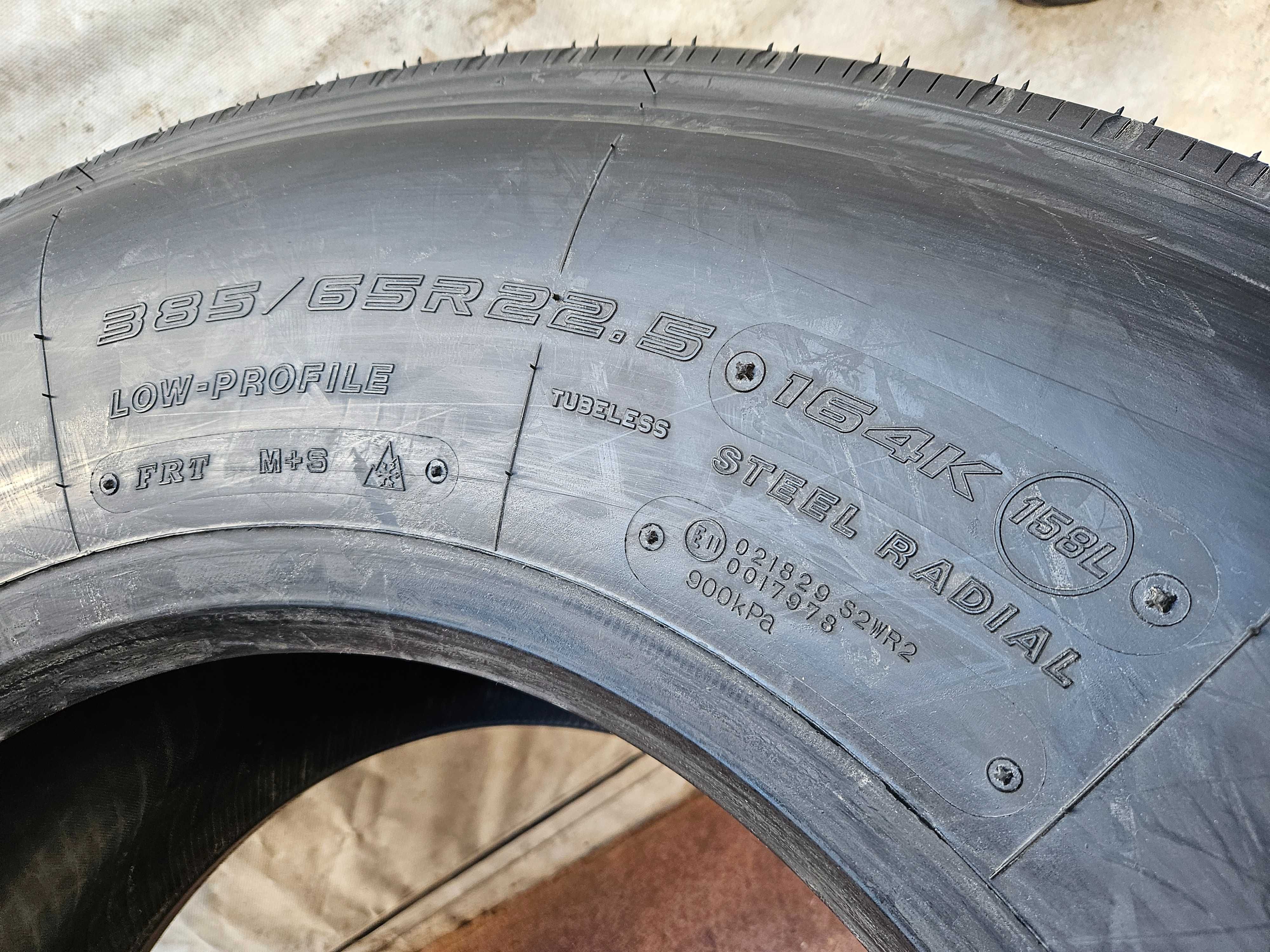 1 Нова тежкотоварни гума 385/65R22.5 Falken RI-128 HL 164K 20PR Japan