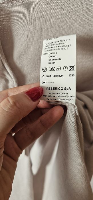 Нежна памучна жилетка Peserico