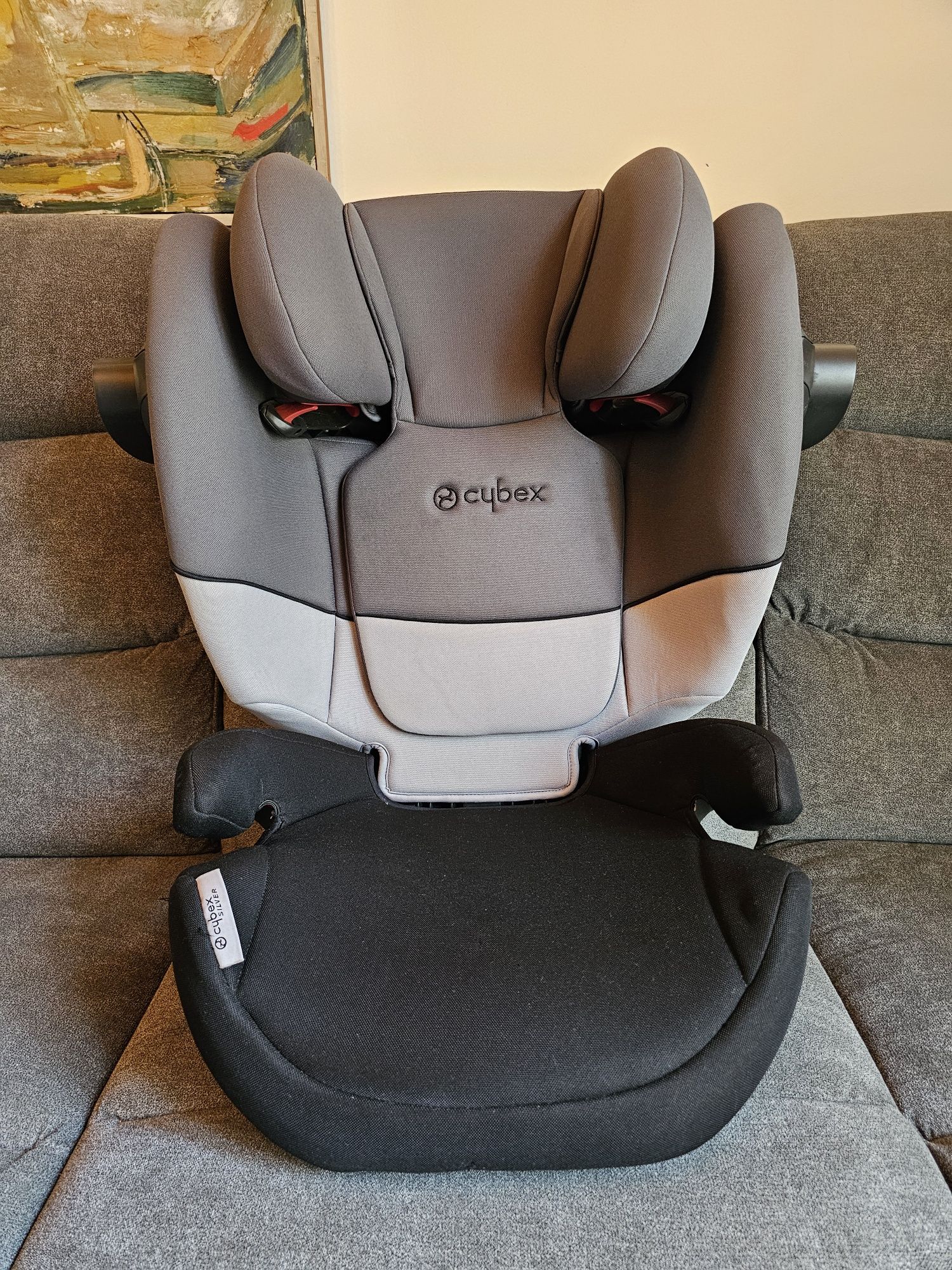Столче за кола Cybex Solution M-fix Silver 15-36 кг