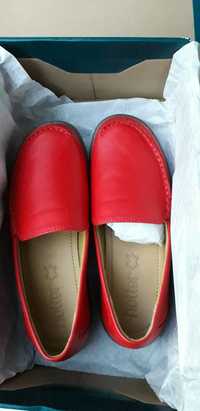Червени кожени обувки Hotter