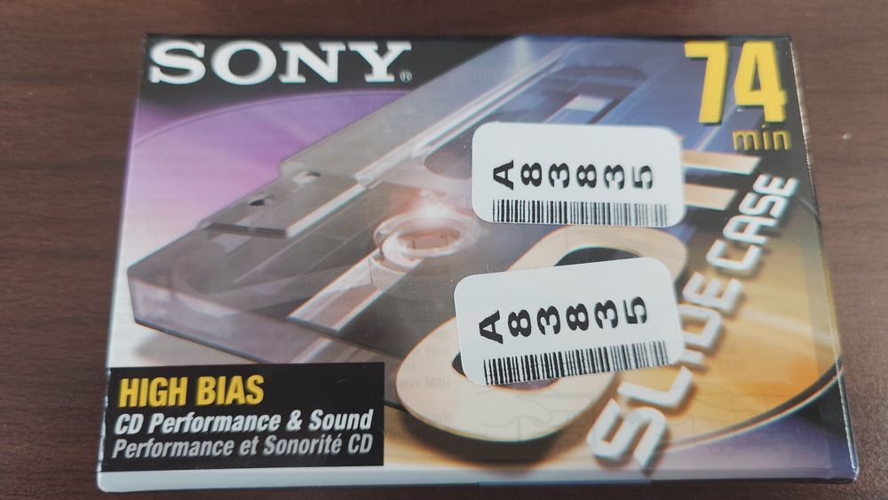 Vând lot 5 casete Sony CD-IT Chrome 74 min sigilate SUA