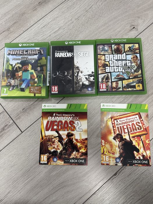 XBOX ONE 1TB + 3 casete de jocuri