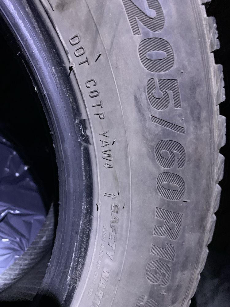 Kumho WinterCraft W51 205/60/16 7-8 мм грайфересе