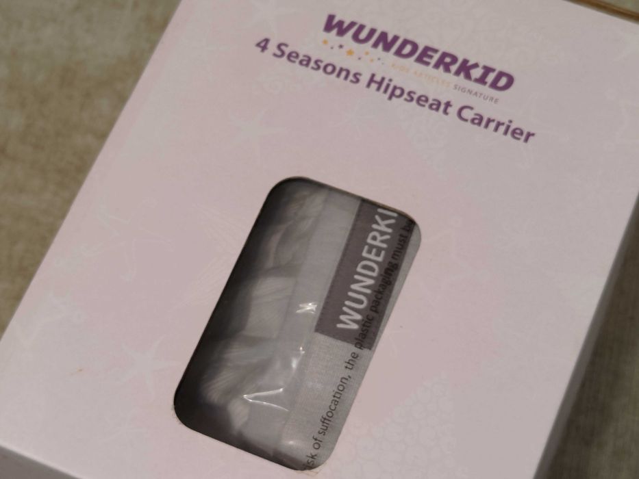 Marsupiu NOU Wunderkid 4 Anotimpuri Gri transport copii mici bebelusi