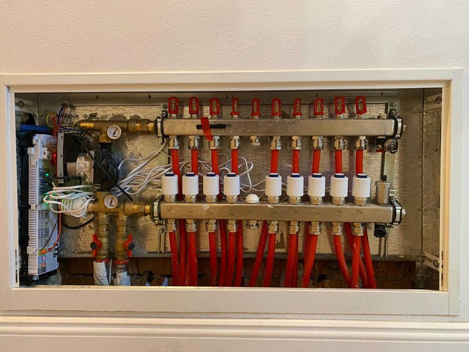 Automatizare incalzire in pardoseala pe zone cu control de pe telefon