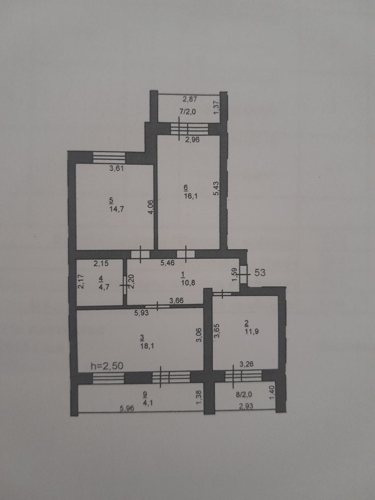 Продам 3х комнатную квартиру