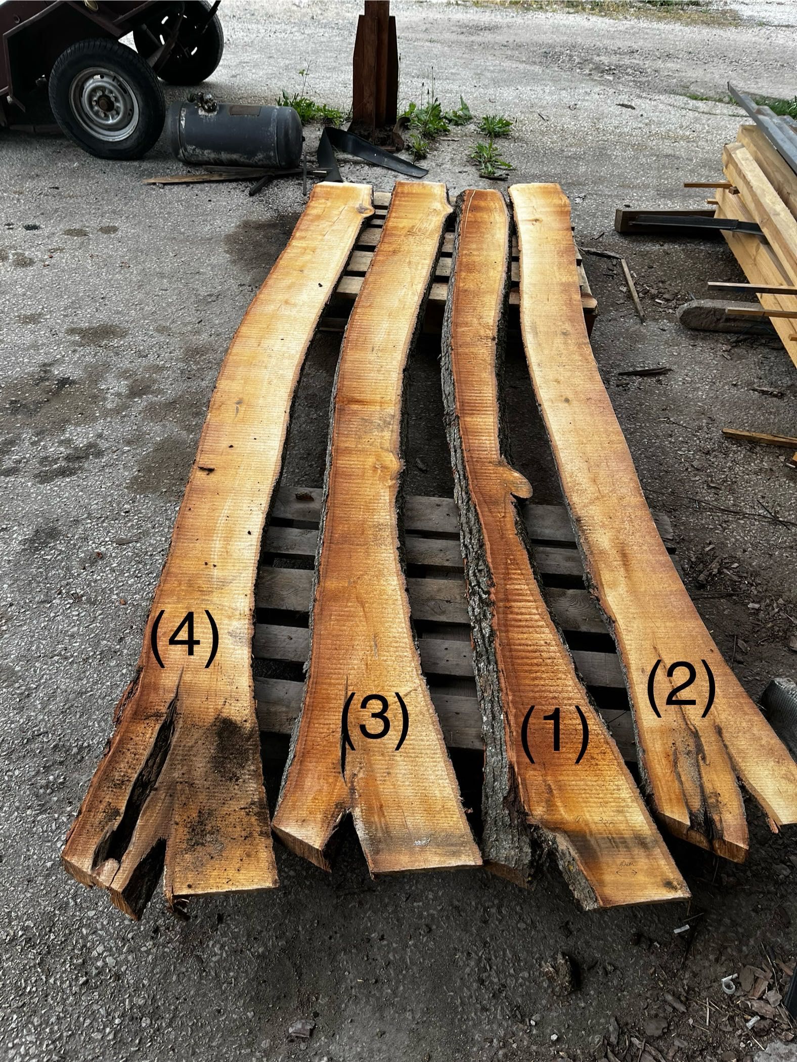 Дървен материал Липа на янове свежа