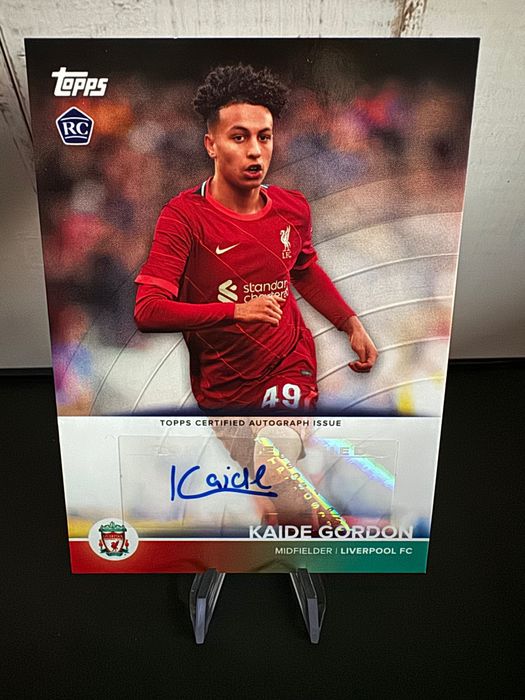 Topps / Liverpool / Комплект карти / Номерирани / Автографи / Relic