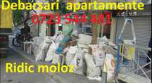 Ridic moloz saci Debarasare mobila apartamente  veche transport moloz