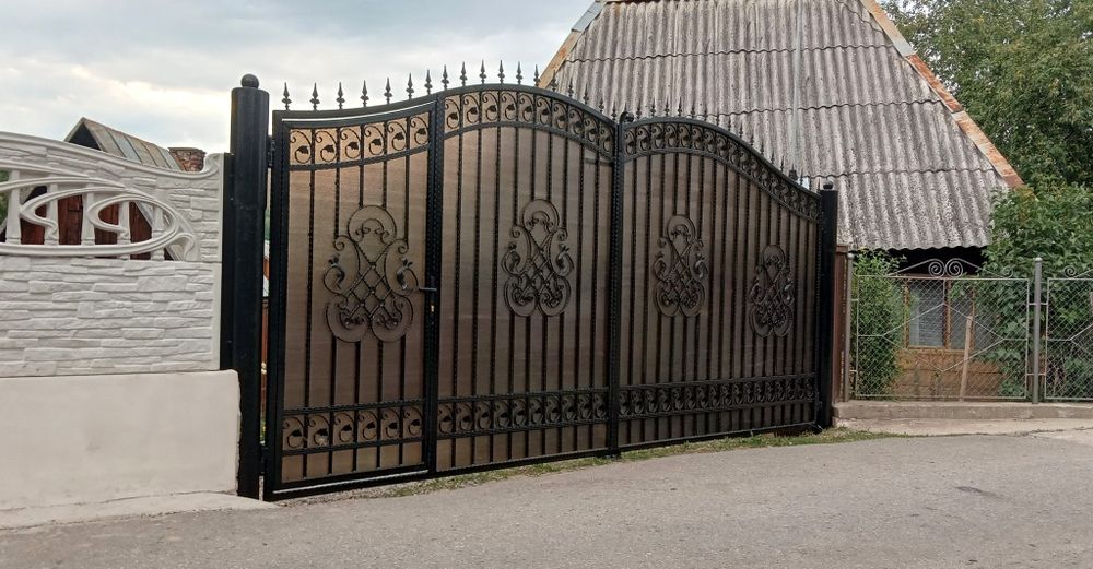 Porți garduri fier forjat