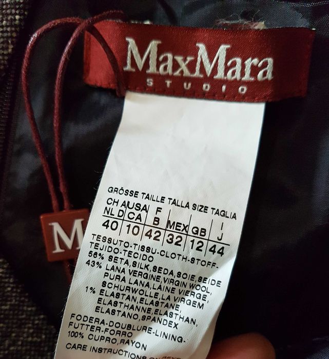 Rochie/Sarafan MAX MARA Studio originala nou cu eticheta lana+matase M
