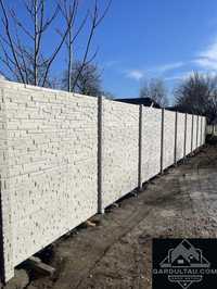 Placi de gard din beton garduri din beton stalpi de gard cu montaj