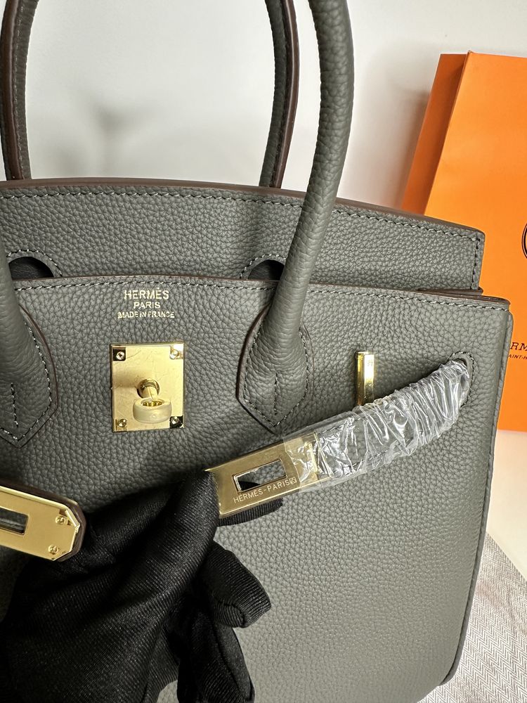 Geanta de lux HERMES Birkin 30 cm piele naturala 100% cadou